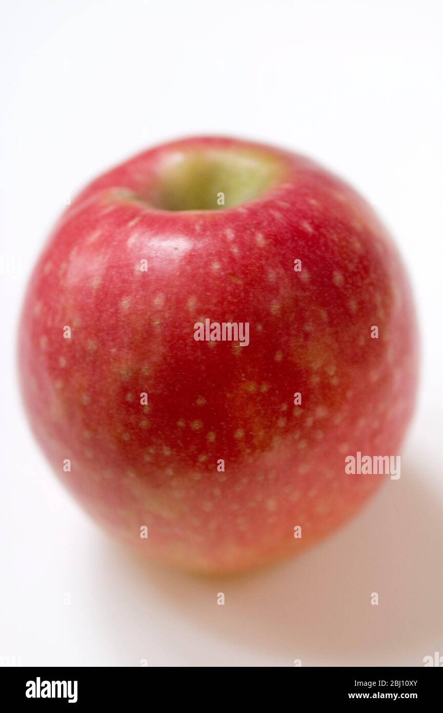 Une pomme rouge brillante - Banque D'Images