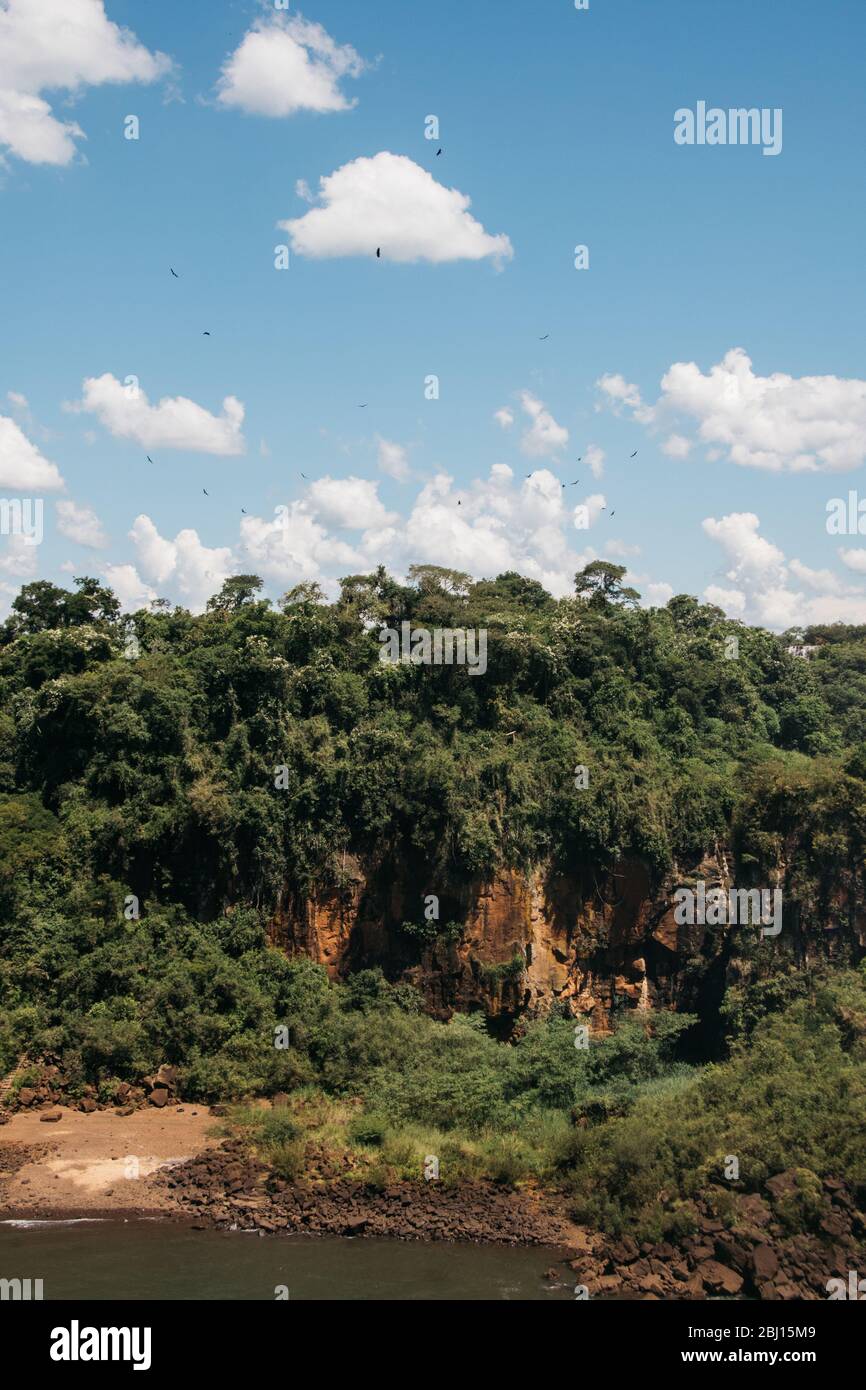 Chutes d'Iguazu, Argentine, Brésil Banque D'Images