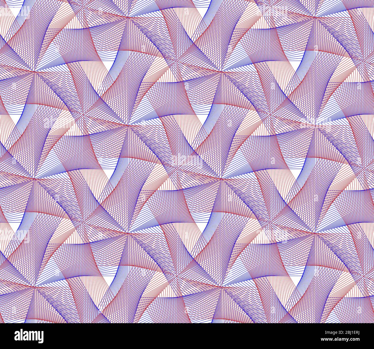 Modèle sans couture à microvecteur guilloche. Arrière-plan couleur avec lignes fines et effet de superposition optique. Illustration de Vecteur