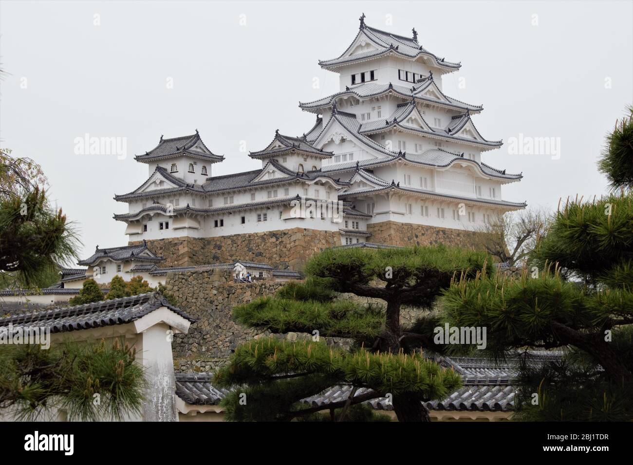 Château Himeji dans la ville de Himeji, préfecture de Hyogo, Japon Banque D'Images