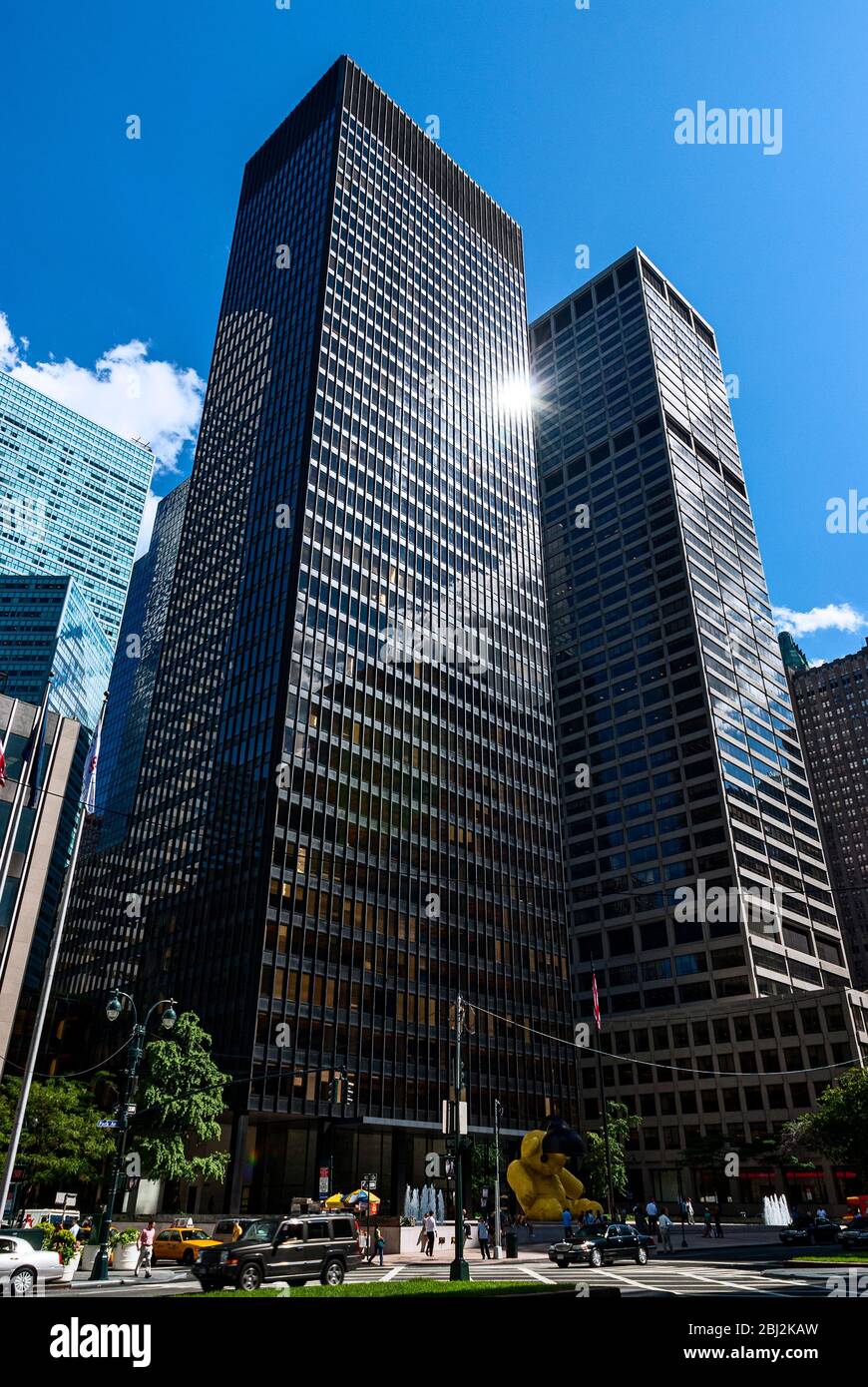 Seagram Building Ludwig Mies van der Rohe Philip Johnson New York City Banque D'Images