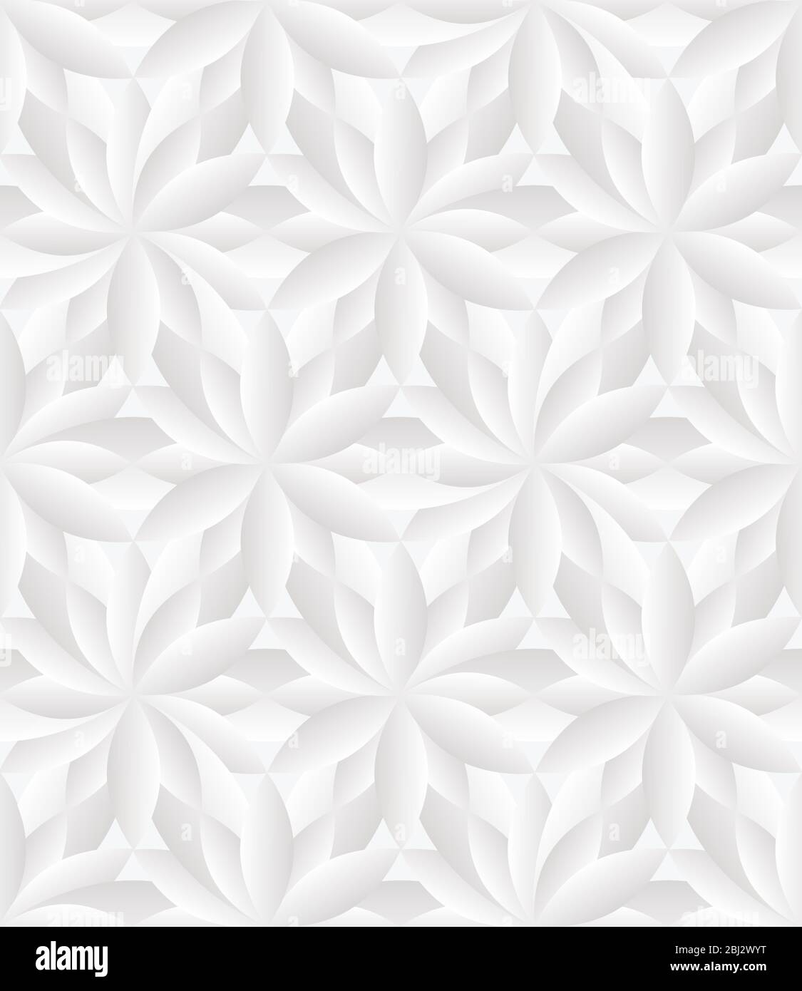 Motif fleur blanche sans couture. Répétition de l'arrière-plan abstrait léger floral Illustration de Vecteur