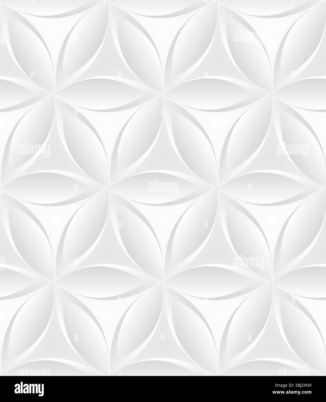 Motif fleur blanche sans couture. Répétition de l'arrière-plan abstrait léger floral Illustration de Vecteur