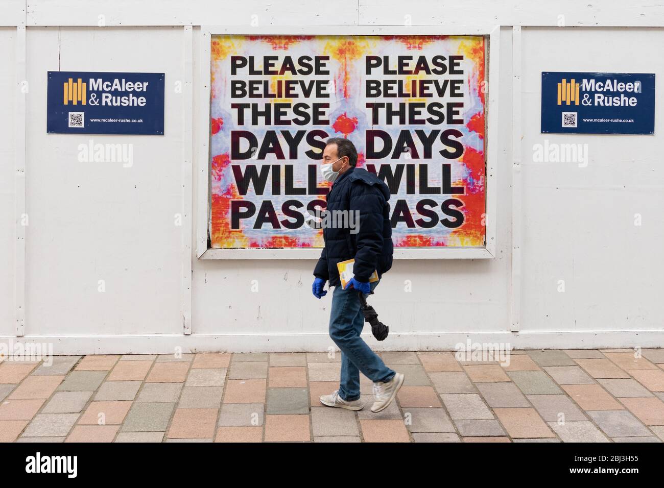 Glasgow, Écosse, Royaume-Uni. 28 avril 2020. Glasgow pendant Coronavirus LockDown Credit: Kay Roxby/Alay Live News Banque D'Images