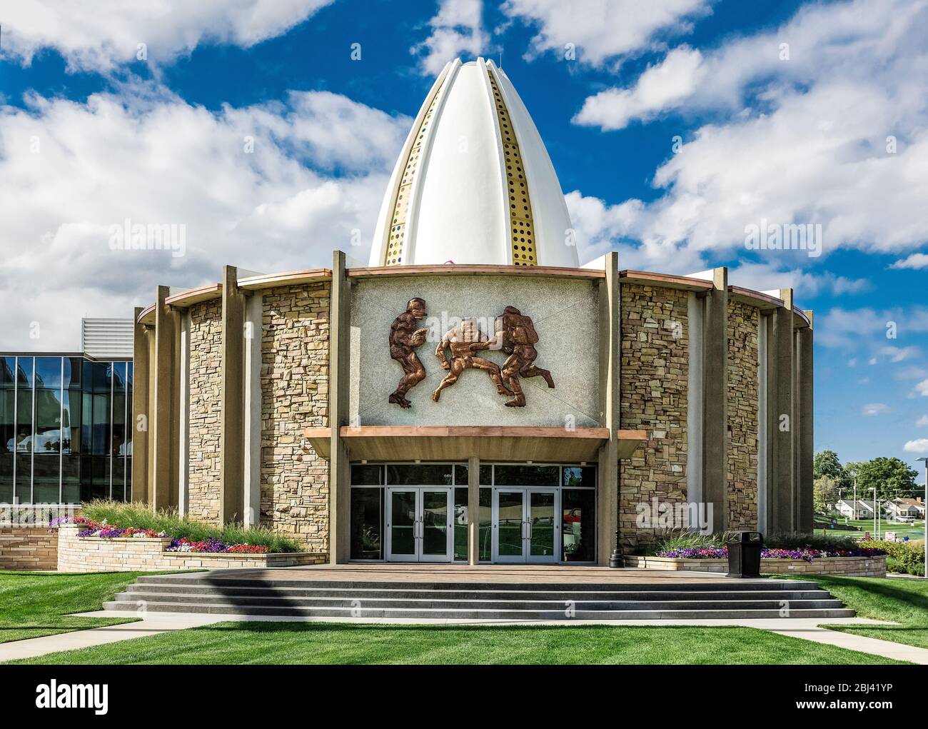 Temple de la renommée du football Pro à Canton. Banque D'Images