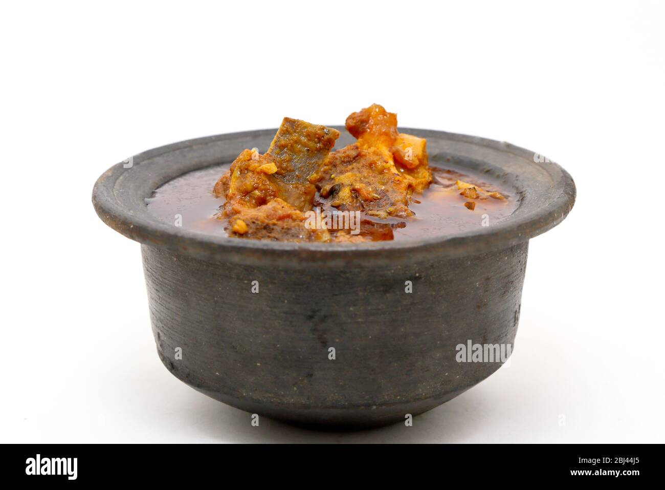 Plat de viande ou curry de mouton indien Banque D'Images