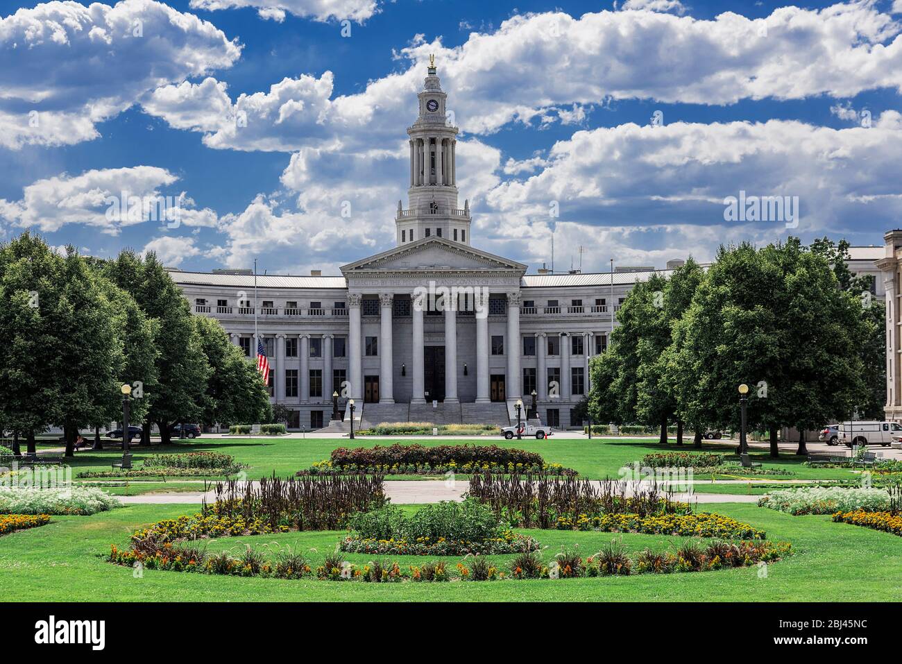 Hôtel de ville de Denver et bâtiment du comté dans le Colorado. Banque D'Images