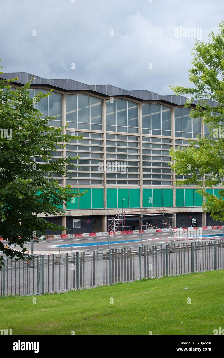Architecture des années 1960 le Crystal Palace Sports Centre, Londres SE19 par LCC Architects Leslie Martin Banque D'Images
