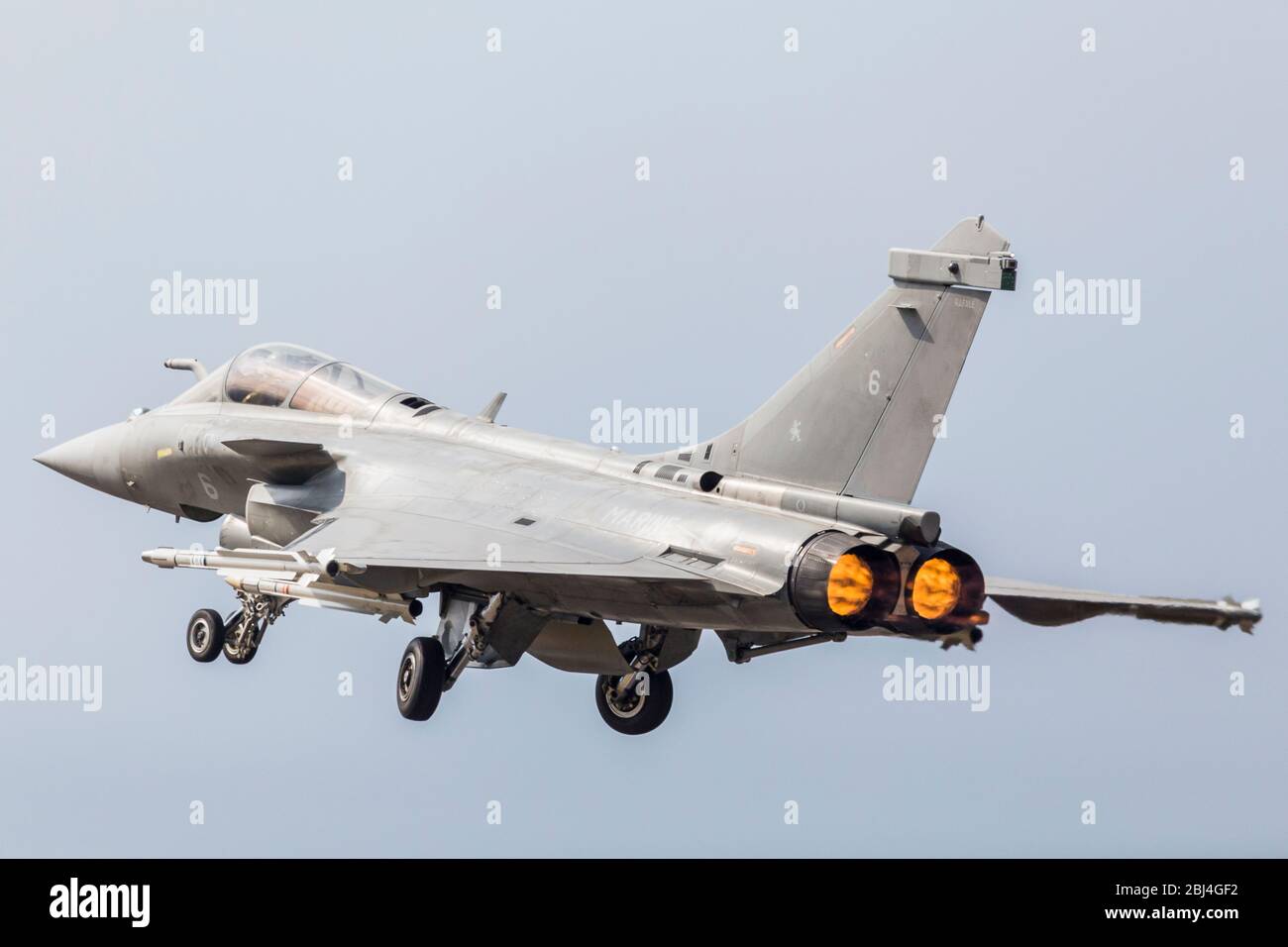 Décollage de la Marine française Rafale M. Banque D'Images