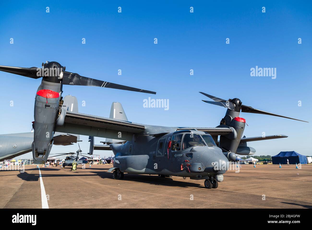 US Air Force CV-22 B Osprey sur le sol. Banque D'Images