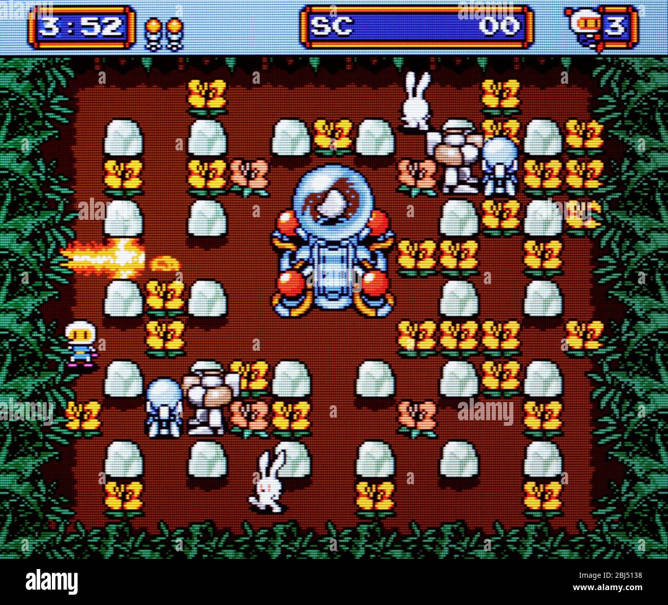 Méga Bomberman Bomber Man - Sega Genesis Mega Drive - usage éditorial seulement Banque D'Images