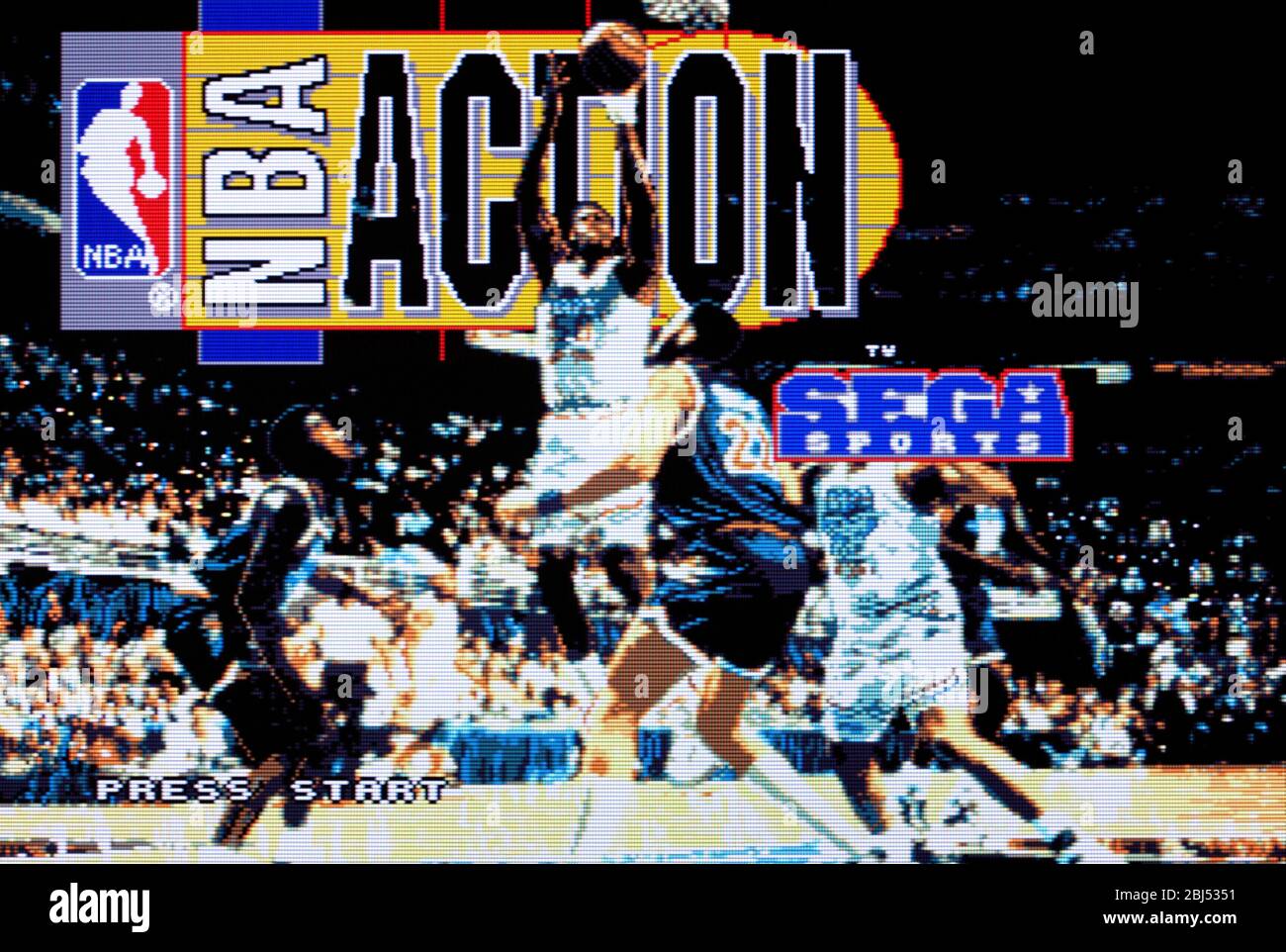 Action NBA - Sega Genesis Mega Drive - usage éditorial seulement Banque D'Images