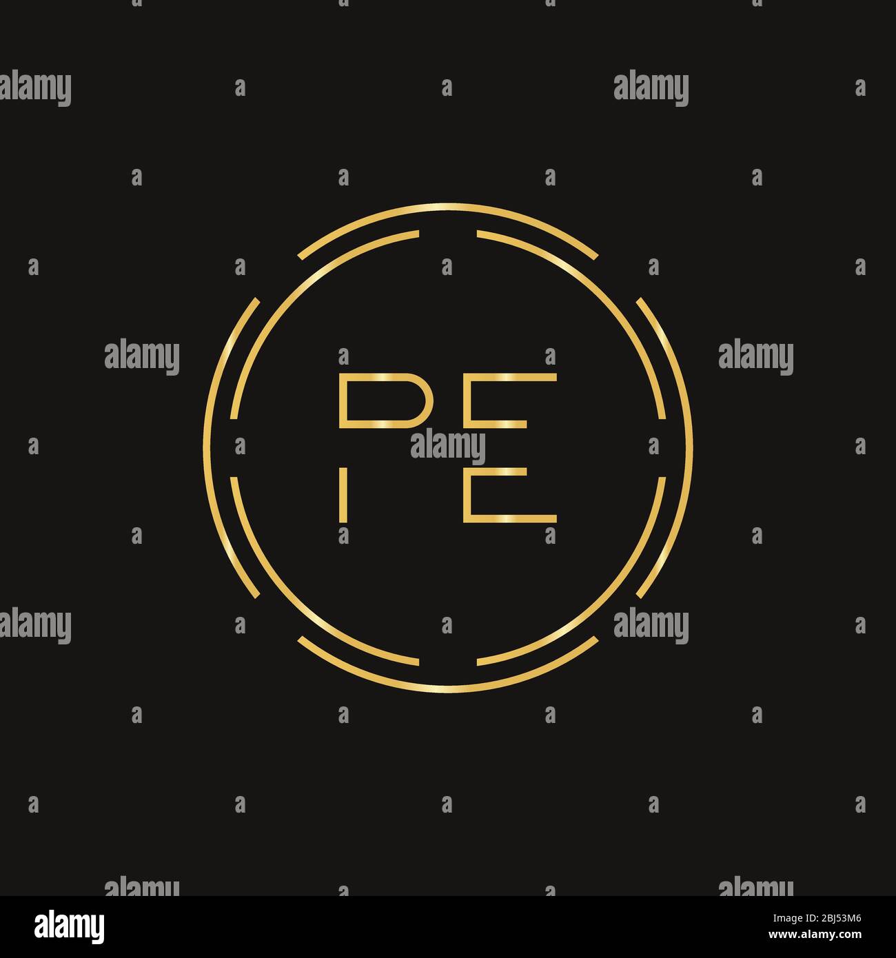 Pe Inprint Logo Pe logo Banque de photographies et d’images à haute résolution - Alamy