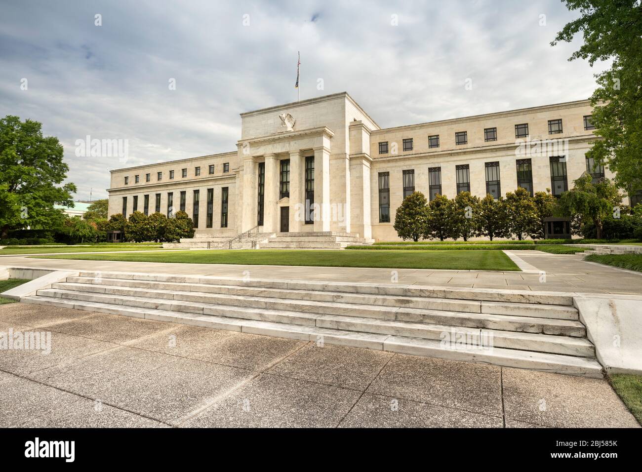 Bâtiment de la politique financière de la réserve fédérale à Washington DC États-Unis Banque D'Images