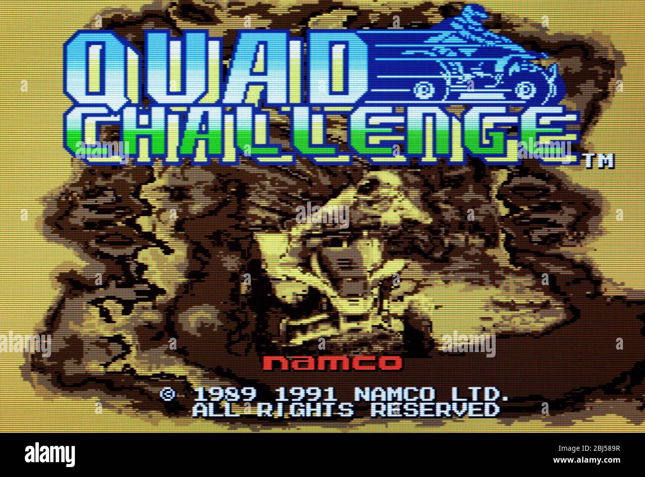 Quad Challenge - Sega Genesis Mega Drive - usage éditorial uniquement Banque D'Images Quad Challenge - Sega Genesis Mega Drive - usage éditorial uniquement Banque D'Images