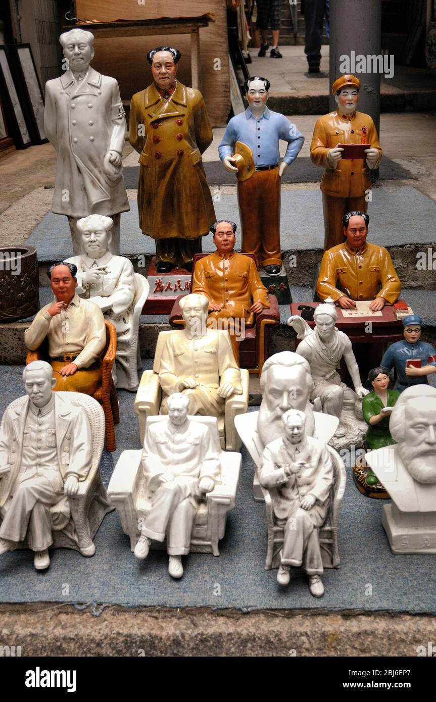 Marché Cat Street, Hong Kong Banque D'Images