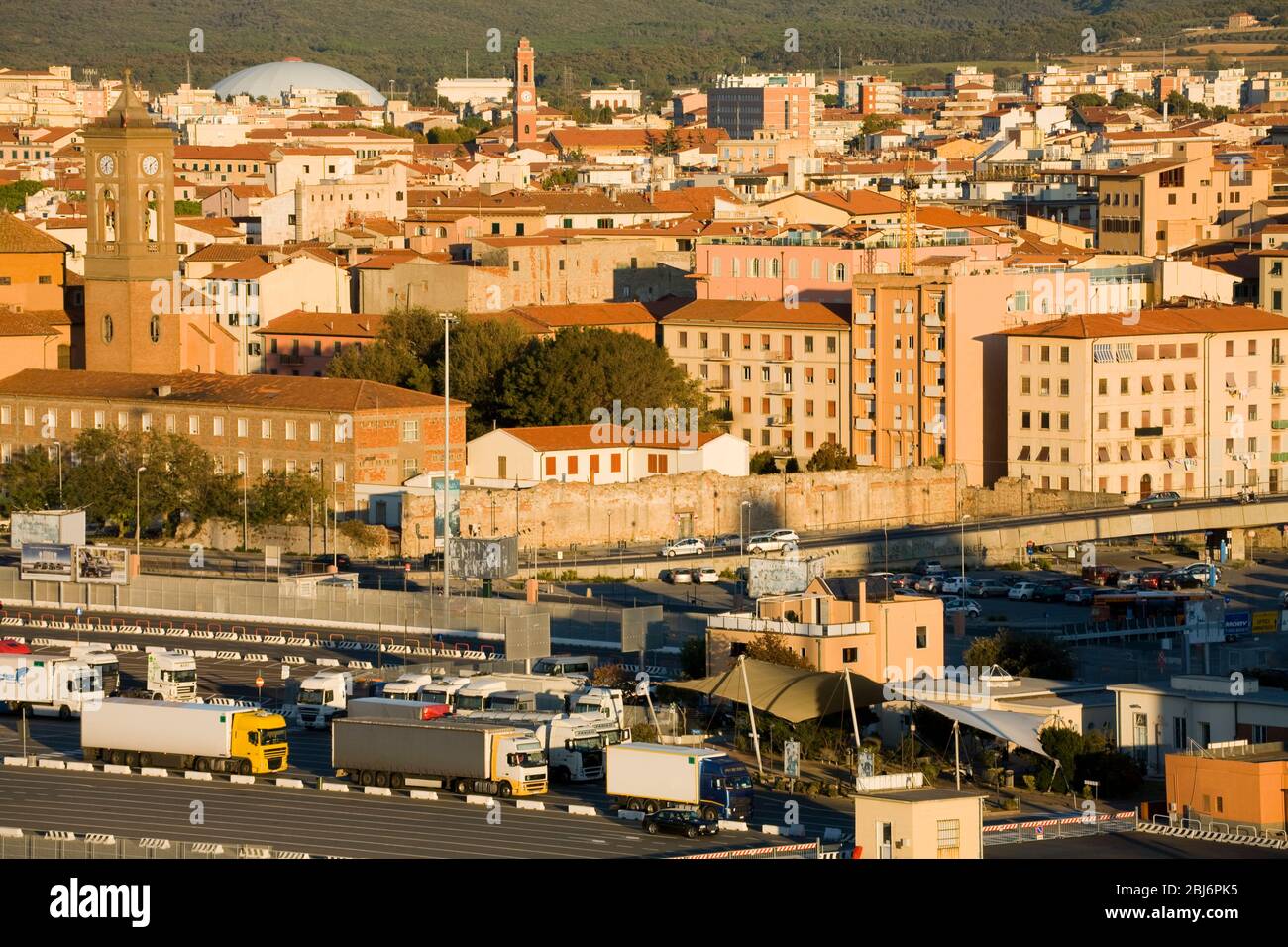 Port de Livourne, Toscane, Italie, Europe Banque D'Images