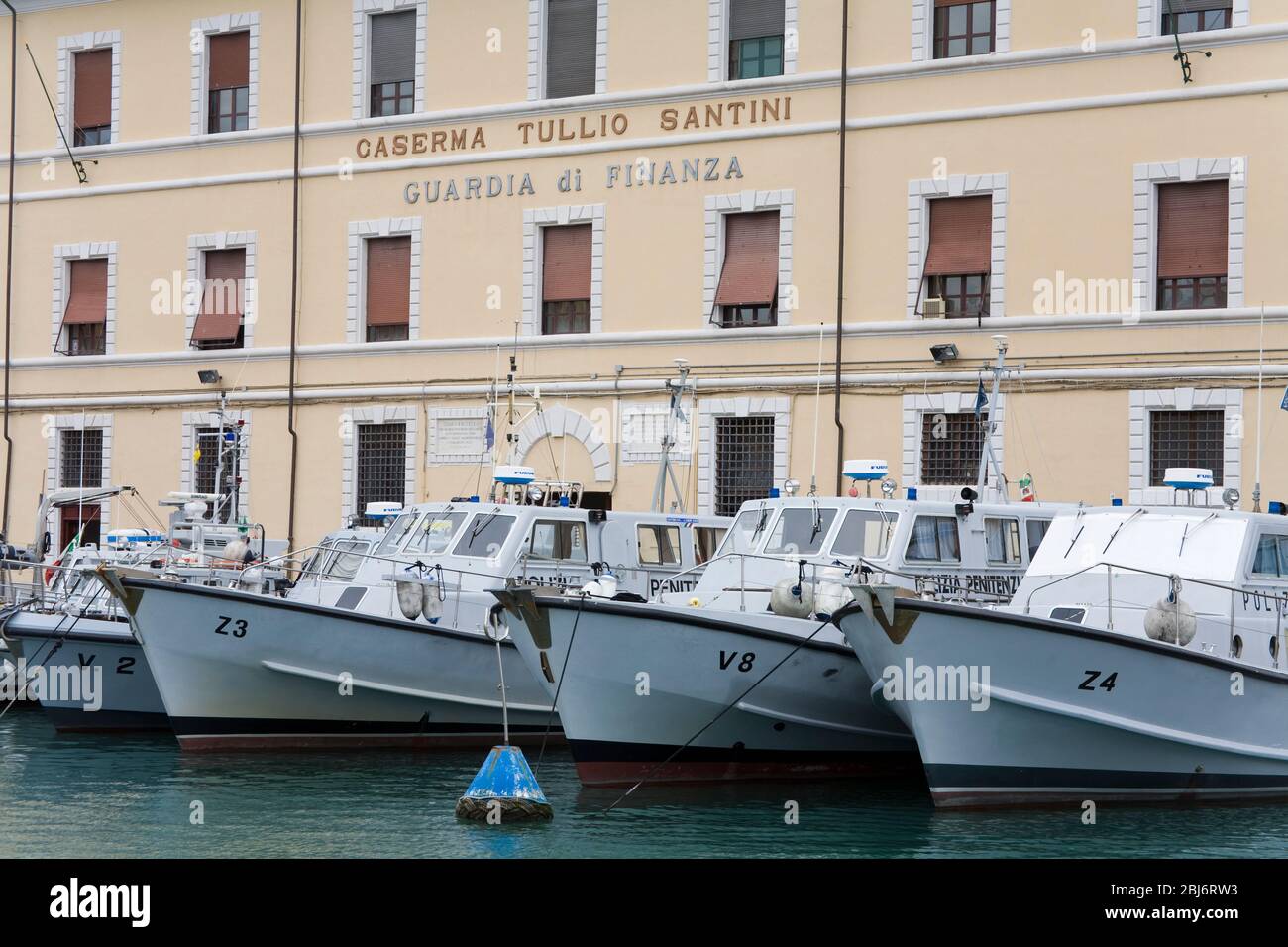 Base navale de Port de Livourne, Toscane, Italie, Europe Banque D'Images