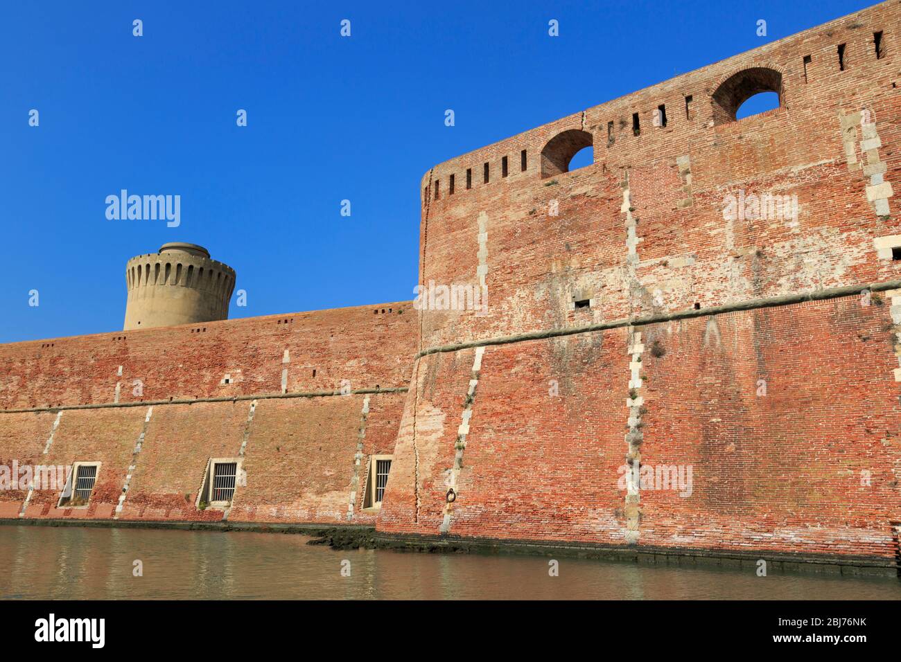 La Fortezza Vecchia, Ville de Livourne, Toscane, Italie, Europe Banque D'Images