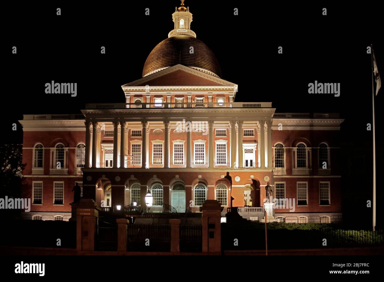 Massachusetts State House, Boston, Massachusetts, USA Banque D'Images