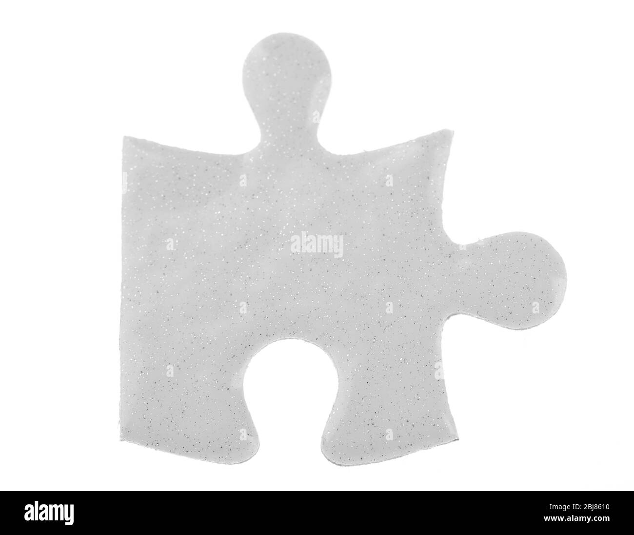 Puzzle, isolé sur blanc Banque D'Images