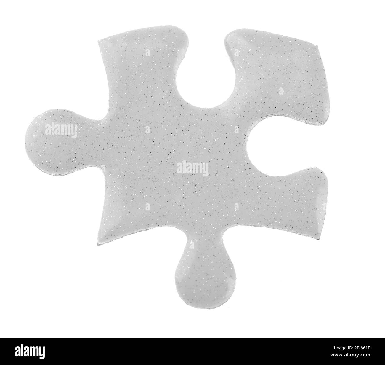 Puzzle, isolé sur blanc Banque D'Images