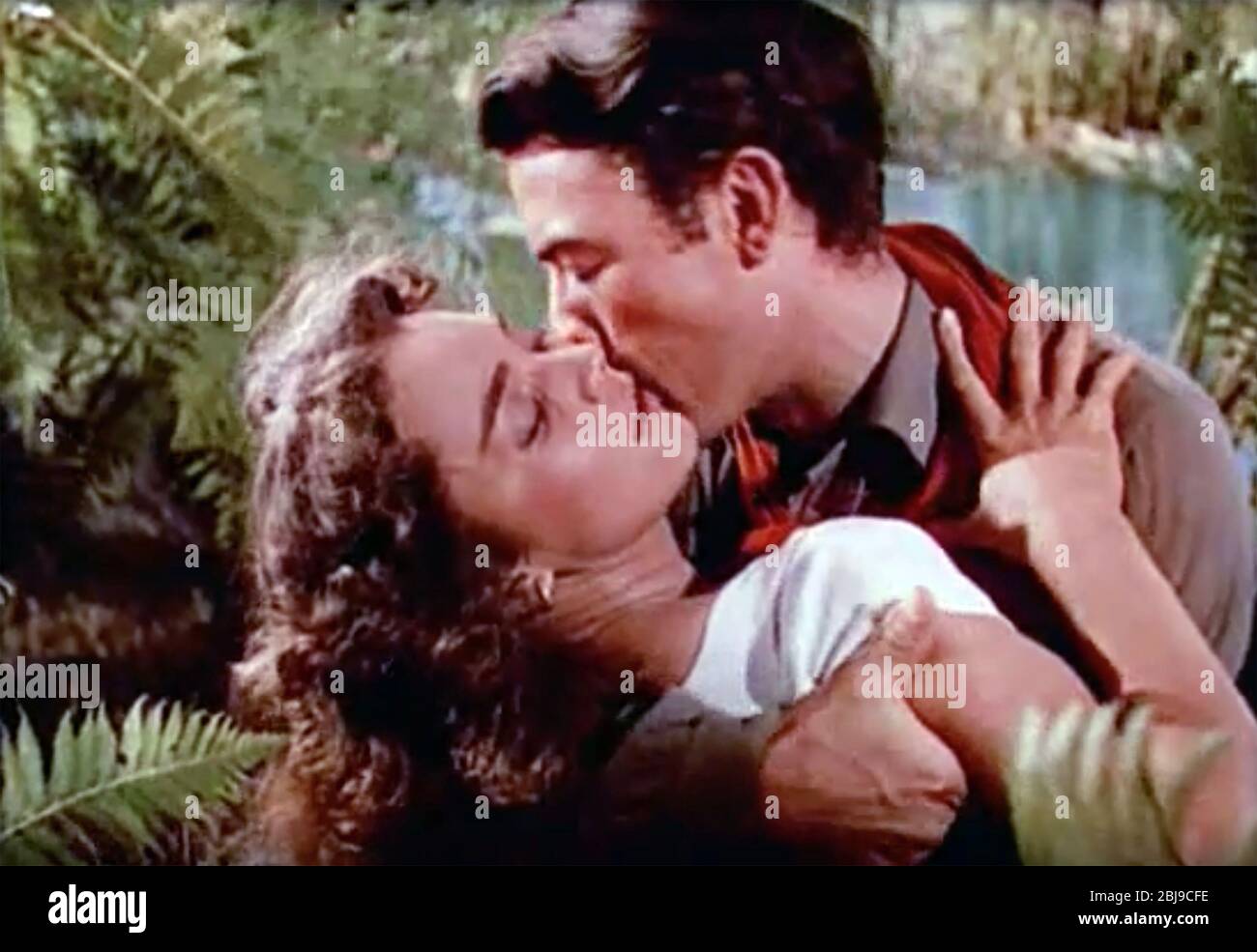 DUEL DANS LA PRODUCTION SUN 1946 Vanguard films avec Jennifer Jones et Gregory Peck Banque D'Images