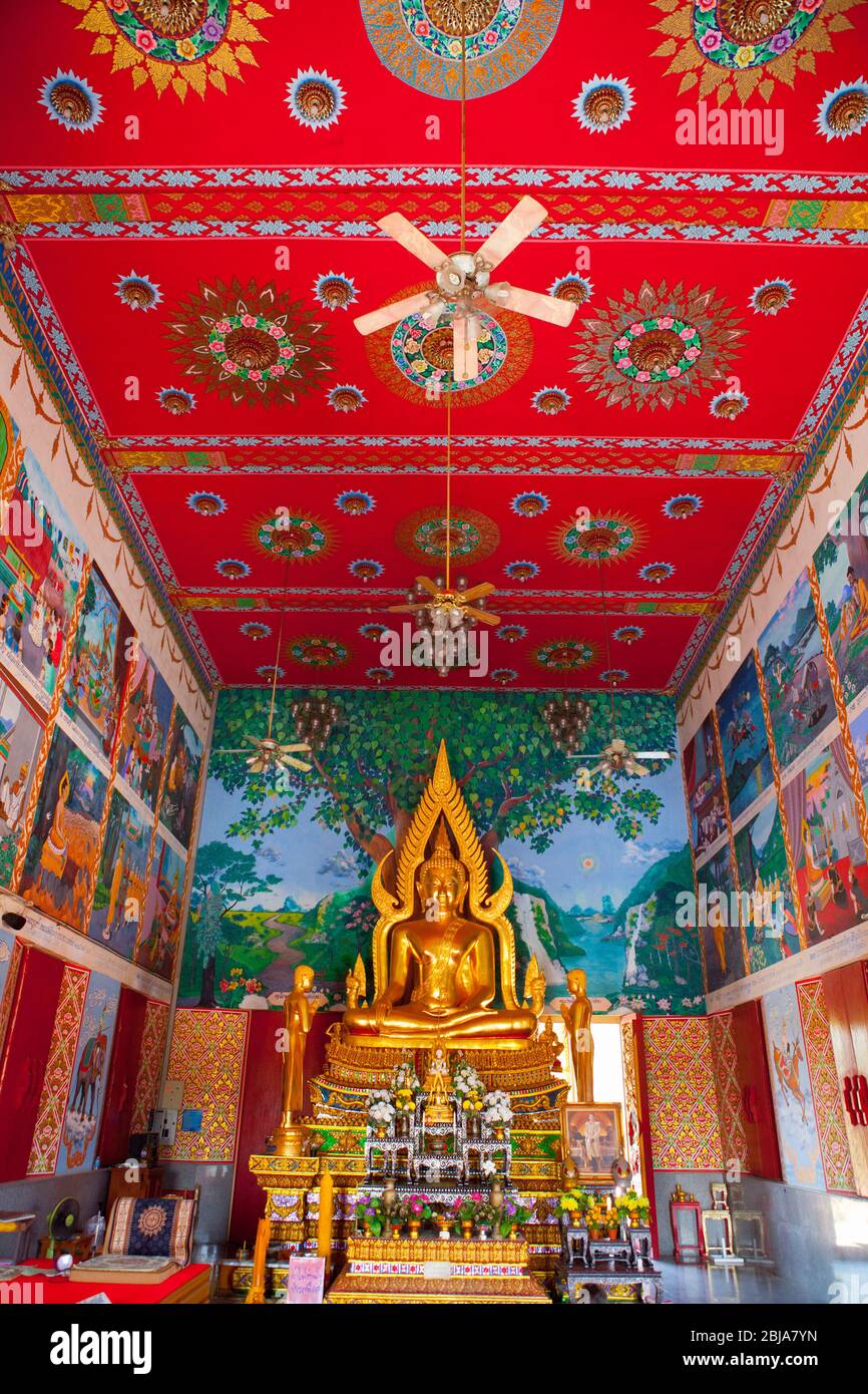 Temple Wat Plai Laem, Ko Samui, Thaïlande Banque D'Images