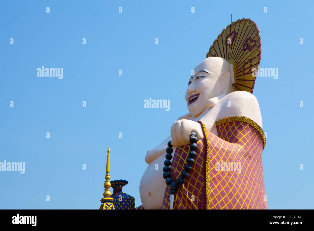 Temple Wat Plai Laem, Ko Samui, Thaïlande Banque D'Images