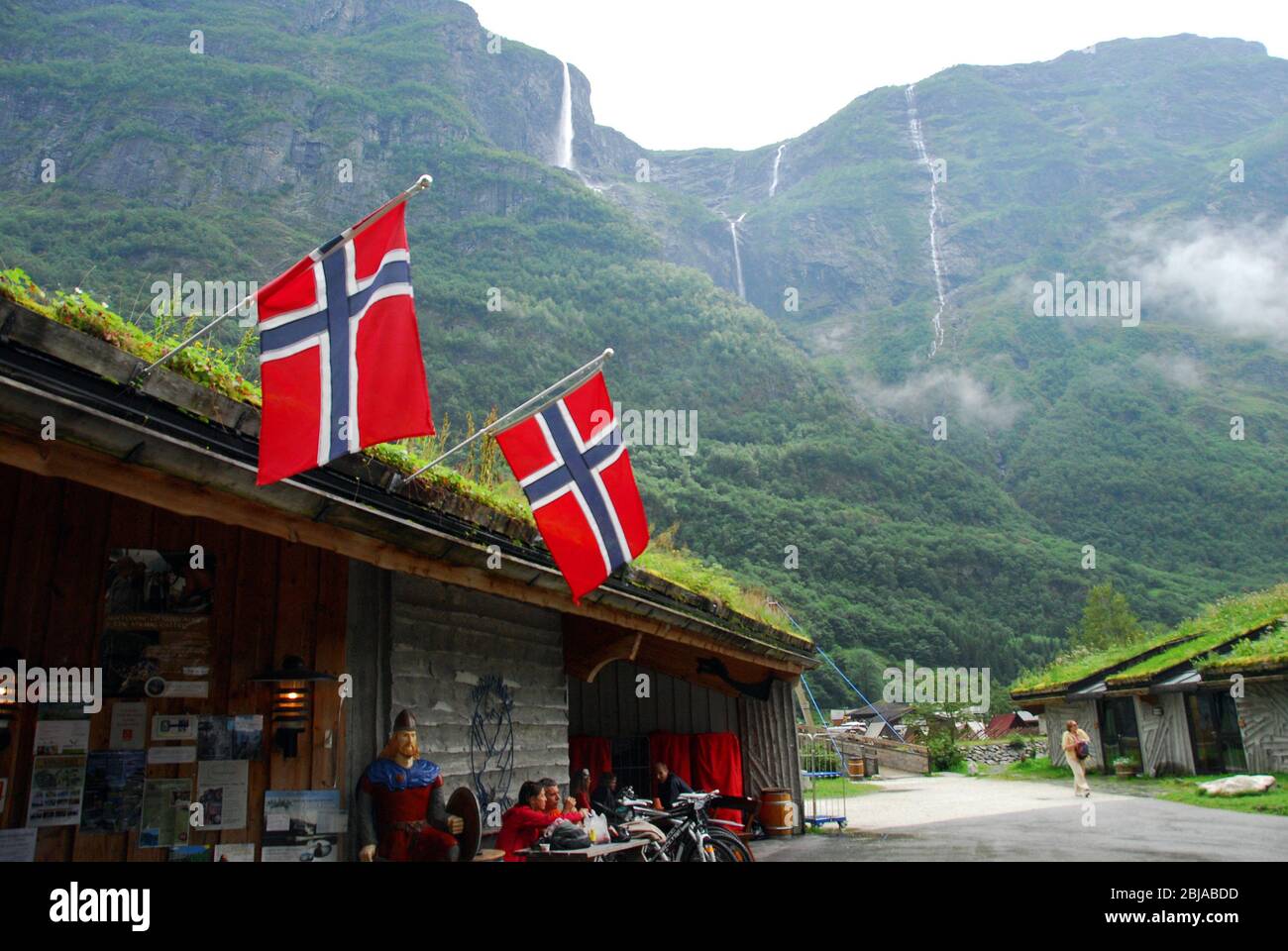 Norvège, fjord de Gudvangen 01 Banque D'Images