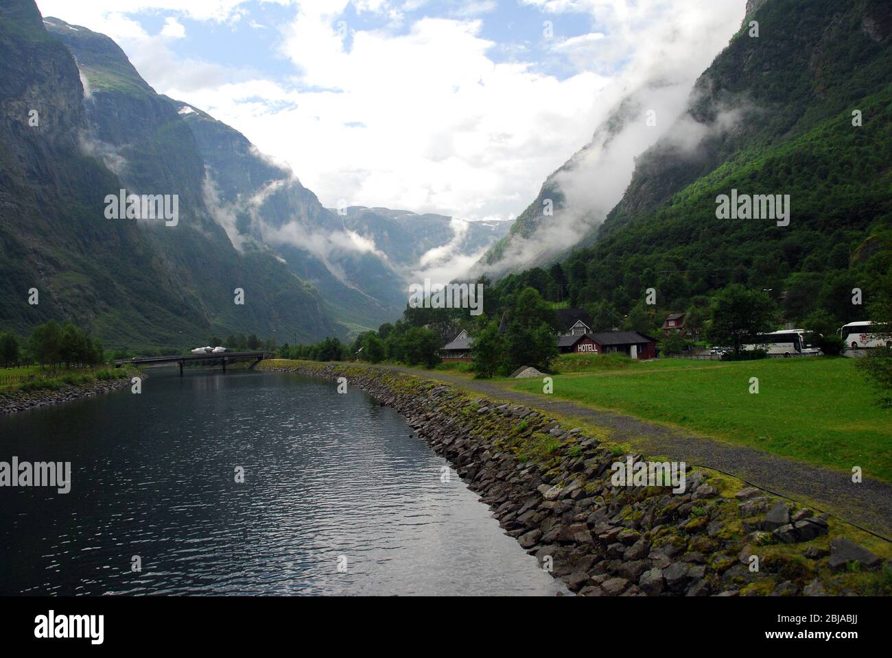 Norvège, fjord de Gudvangen_01 Banque D'Images