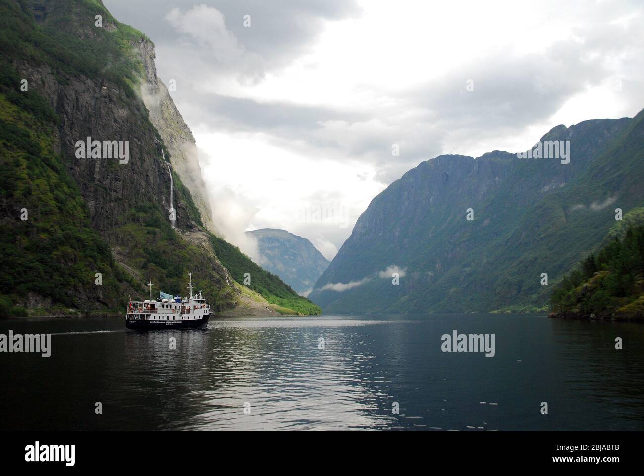 Norvège, fjord de Gudvangen 01 Banque D'Images