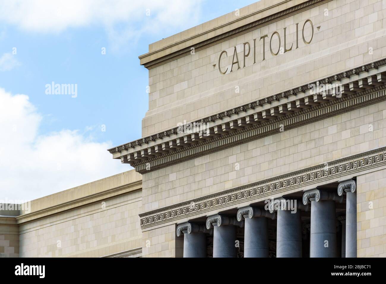Détail du bâtiment national du Capitole connu, Capitolio, à la Havane, ancien siège du gouvernement à Cuba, où se trouve l'Académie des sciences de Cuba. Banque D'Images