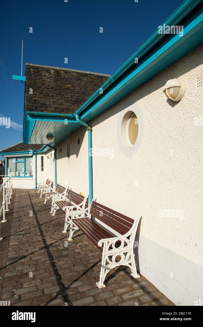 Bloc de toilettes publiques, côté port, Anstruther, Fife, Écosse Banque D'Images