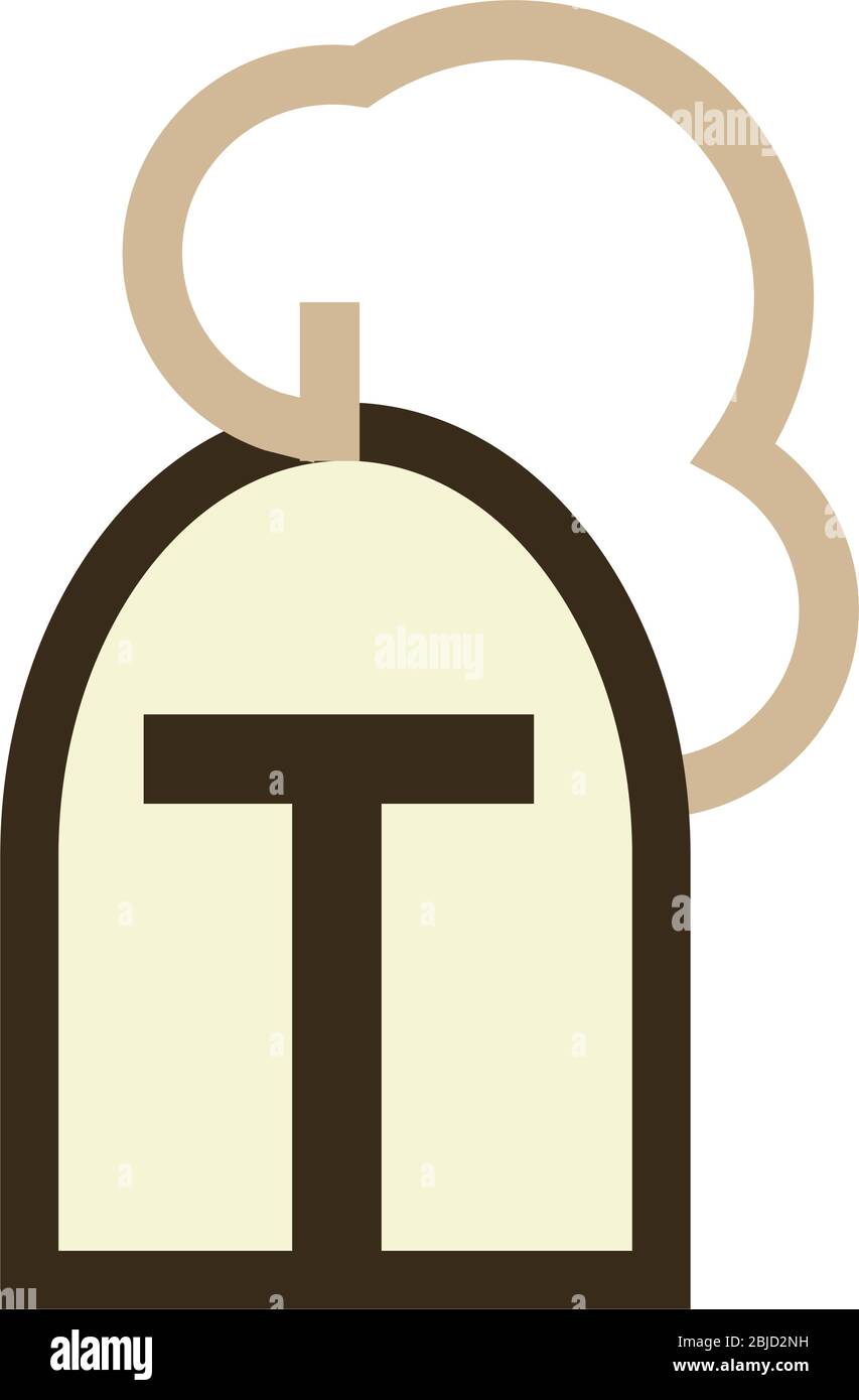 Icônes médiévales, casque chevaliers avec haut à plumes Illustration de Vecteur