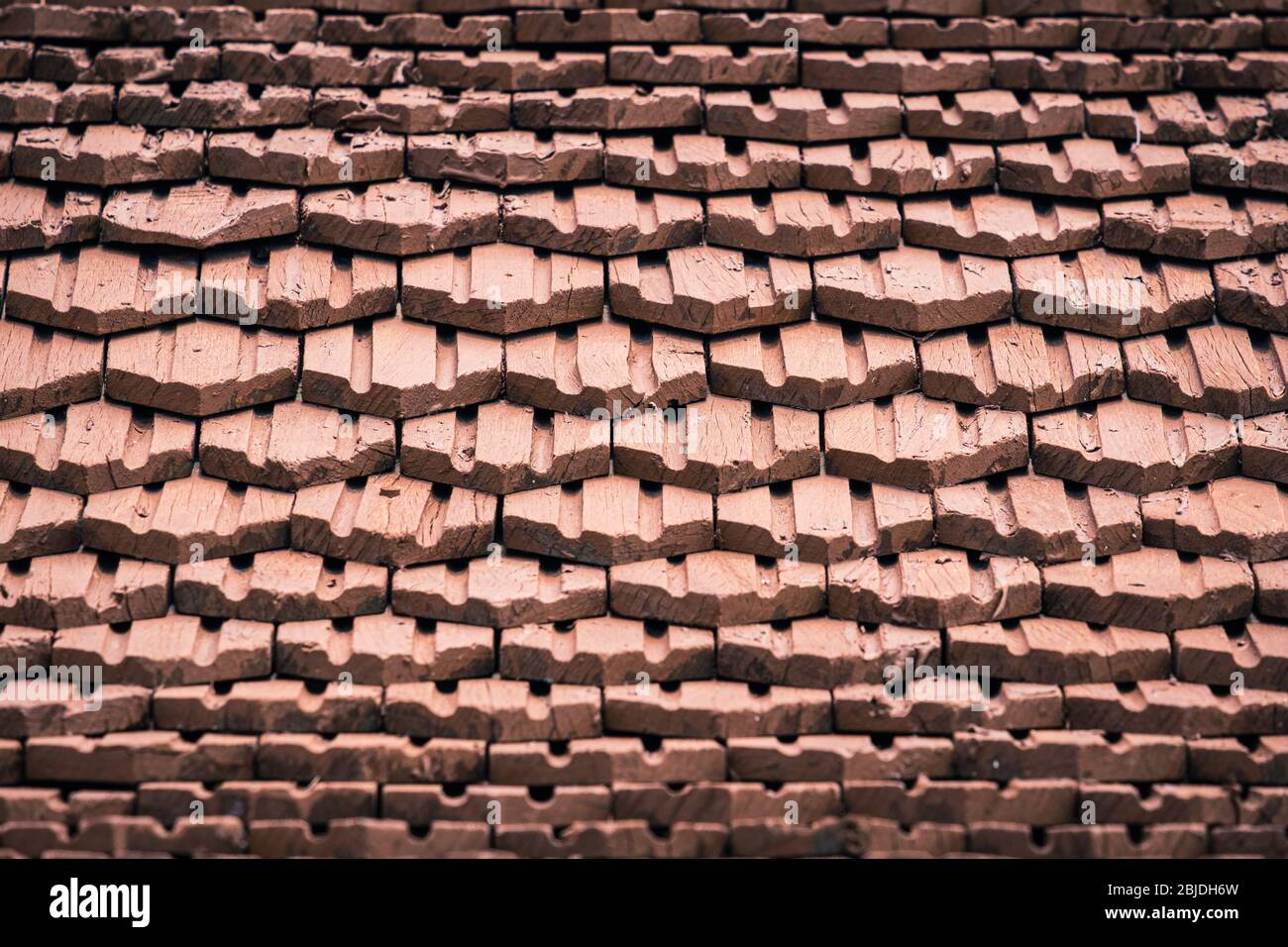 Toit en bois texture bois naturel ressources graphiques vieux style détail gros plan Banque D'Images