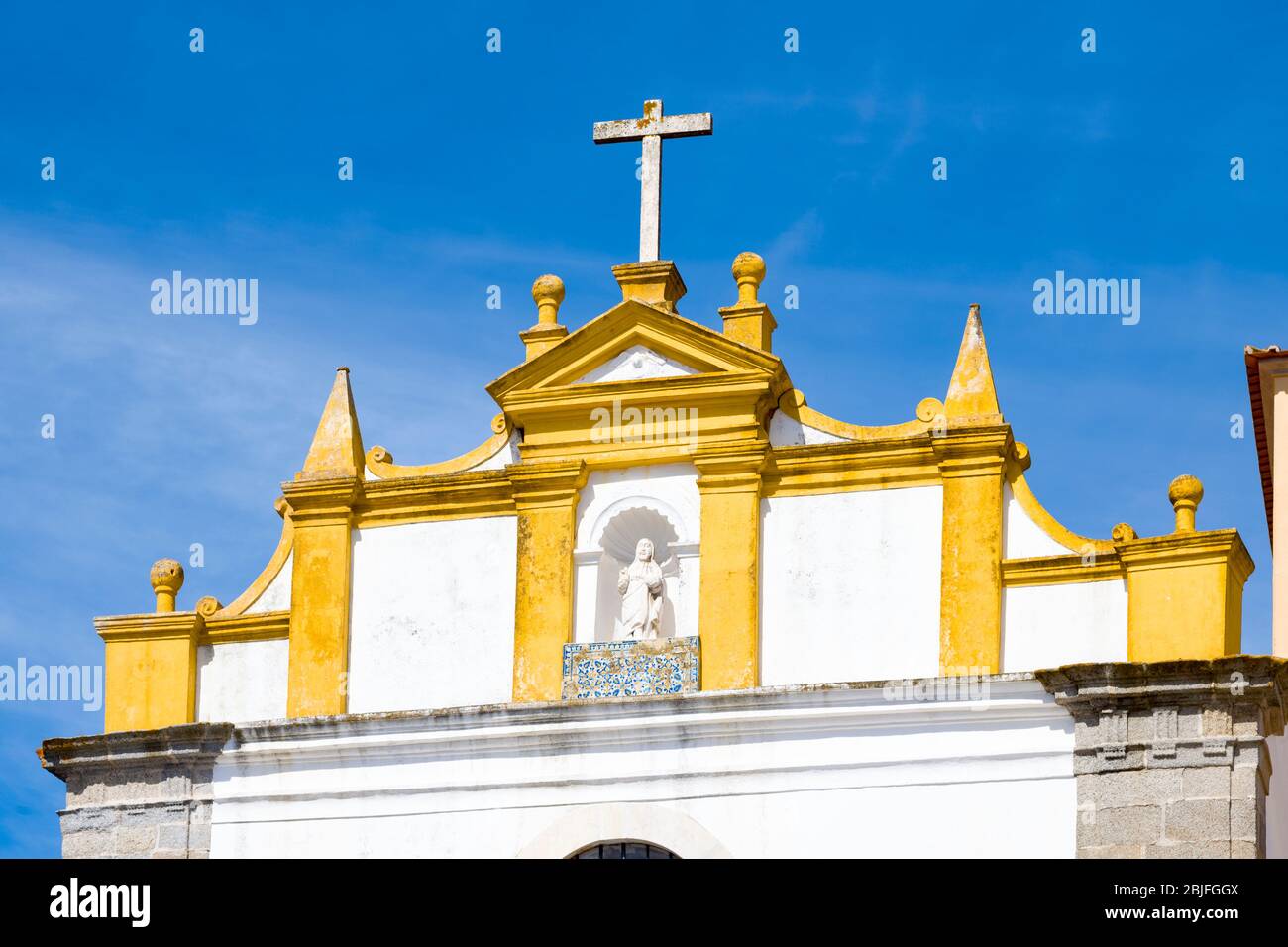Église d'El Salvador à Praca de Sertorio Evora au Portugal Banque D'Images