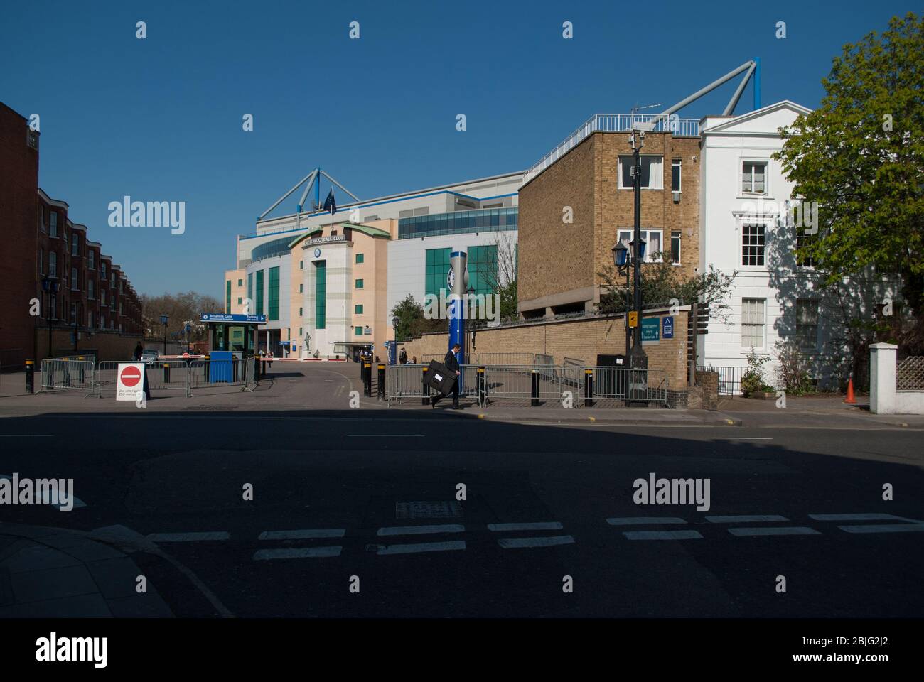 Chelsea FC, Stamford Bridge Fulham Road, Fulham, London SW6 1HS Fulham Broadway le pont Archibald Leitch Banque D'Images