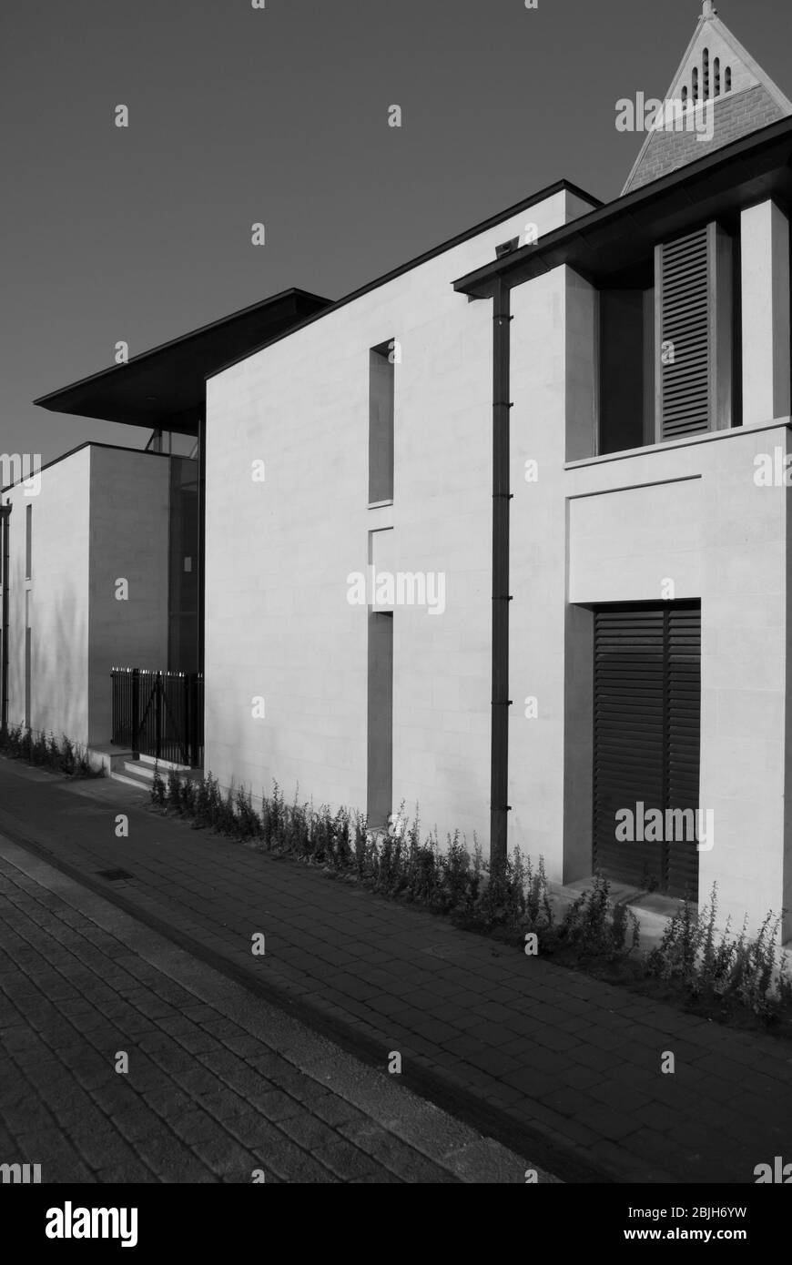 Modern extension Architecture Church St. Pauls Church, Queen Caroline Street, Hammersmith, Londres W6 par Seddon et Gough Richard Griffiths Architects Banque D'Images