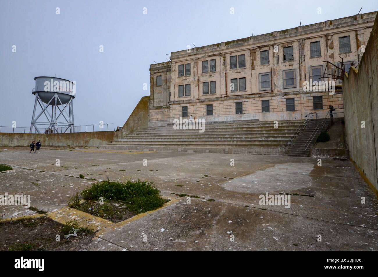 Cour d'Alcatraz Banque D'Images