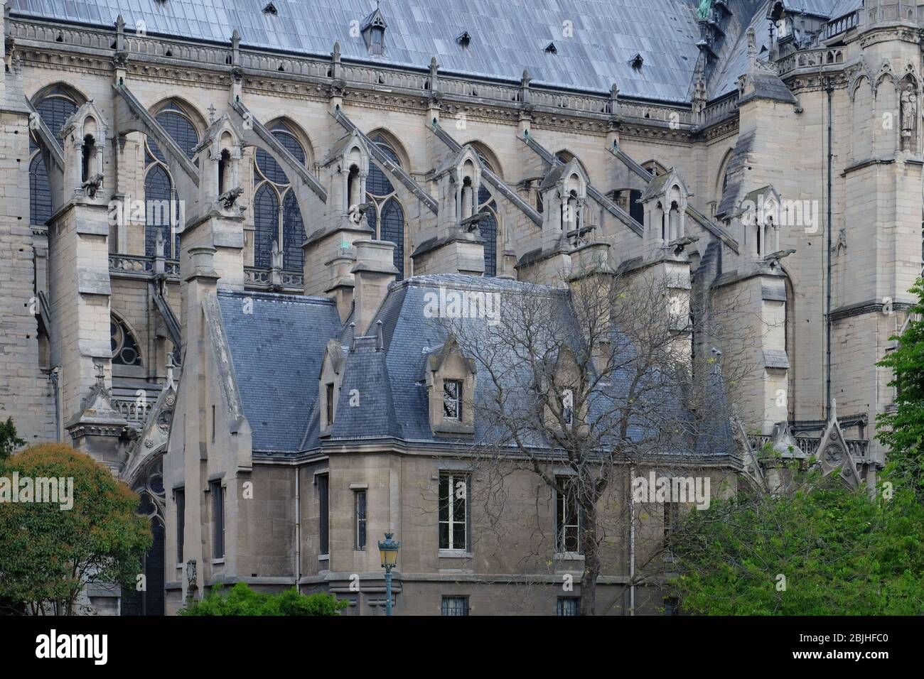 PARIS, FRANCE - 29 AVRIL 2017 : célèbre cathédrale notre Dame de Paris Banque D'Images