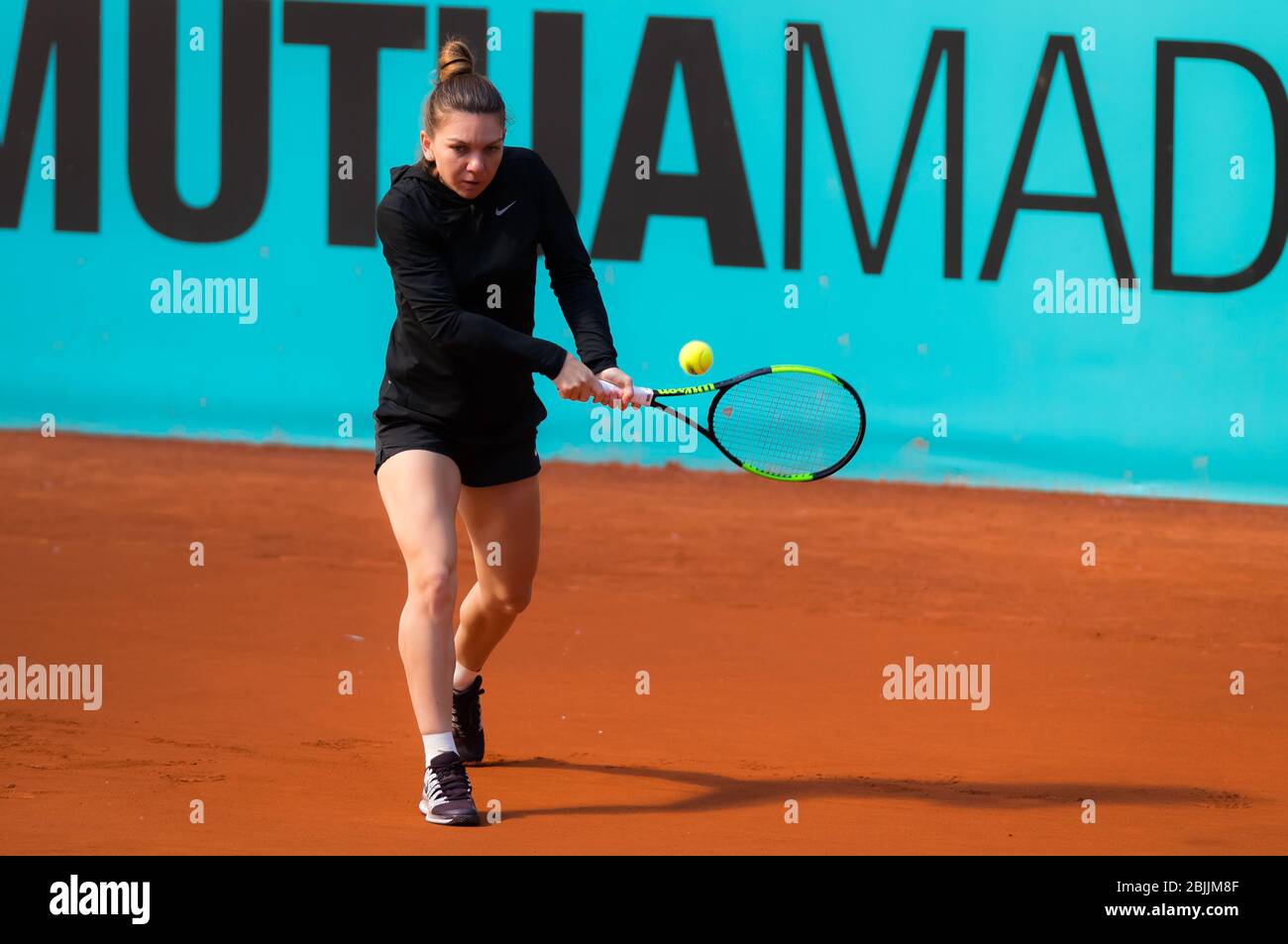 Simona Halep de Roumanie pendant la pratique au tournoi de tennis  obligatoire Mutua Madrid Open WTA Premier 2019 Photo Stock - Alamy
