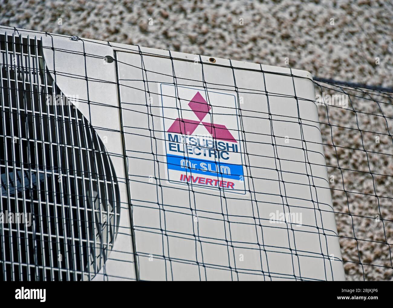 Unité de climatisation pour variateur Mitsubishi Electric « M ver.Slim »  (détails). Stricklandgate, Kendal, Cumbria, Angleterre, Royaume-Uni, Europe  Photo Stock - Alamy