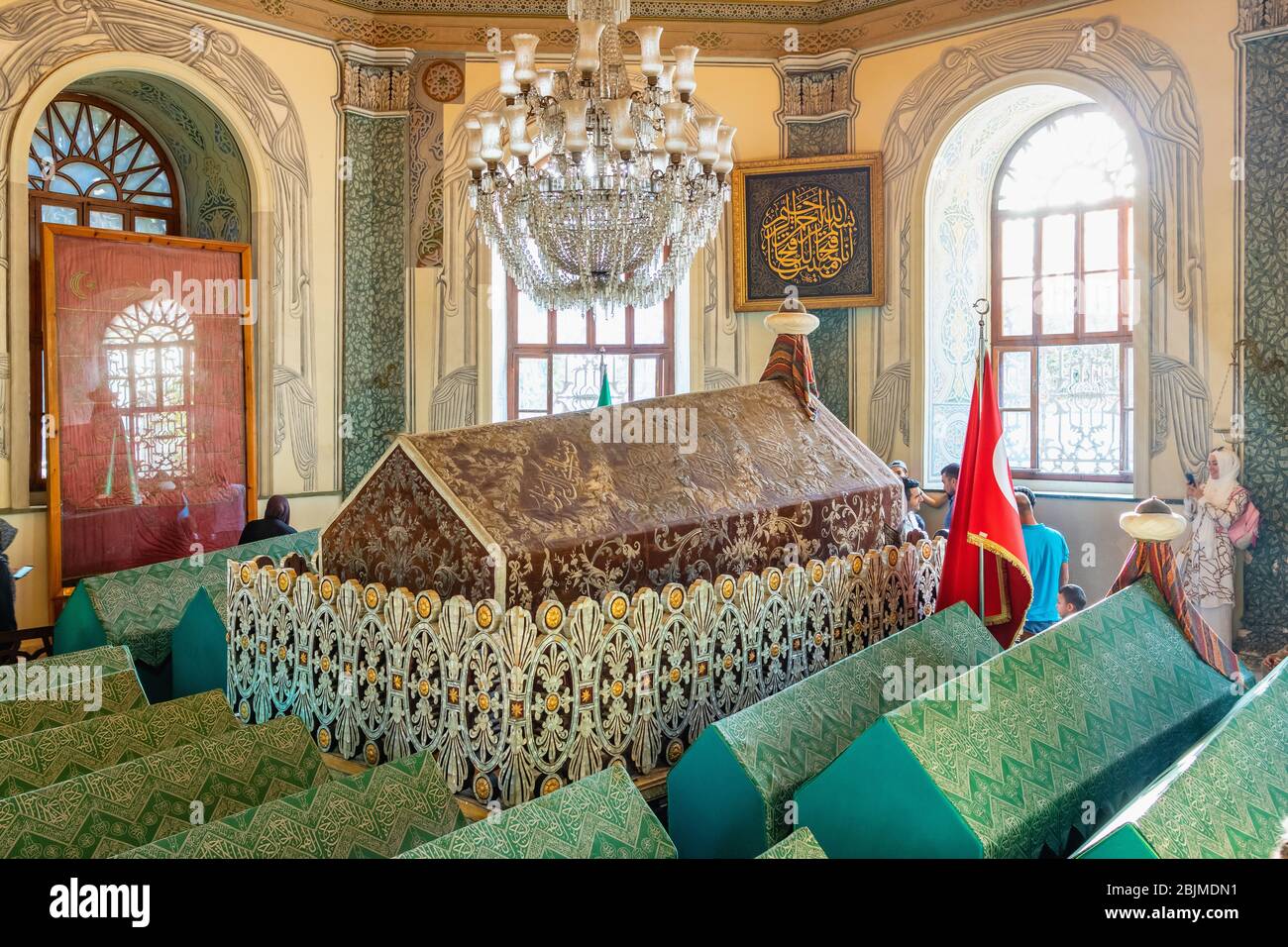Bursa, Turquie - 13 octobre 2019 : Empire ottoman du Sultan Osmangazi à Bursa, Turquie. Bursa est la première capitale de l'Empire ottoman. Banque D'Images