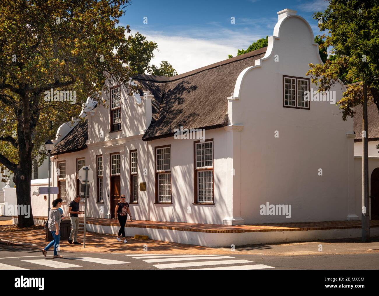 Afrique du Sud, Stellenbosch, Drostdy Street, Church House, construit à l'origine par Philip. Hartog 1753-87 restauré en 1961 Banque D'Images