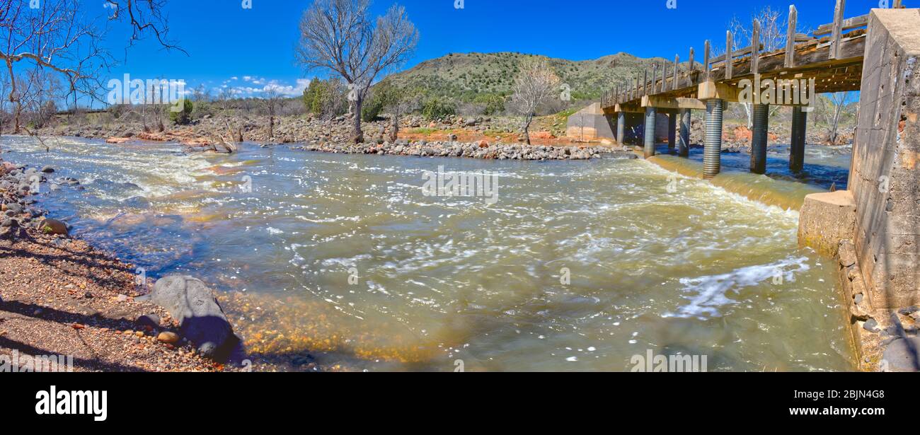 Dry Beaver Creek Bridge, Sedona, Arizona, États-Unis Banque D'Images