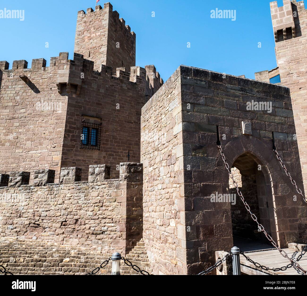 Castillo de Javier. Navarre. España. Banque D'Images