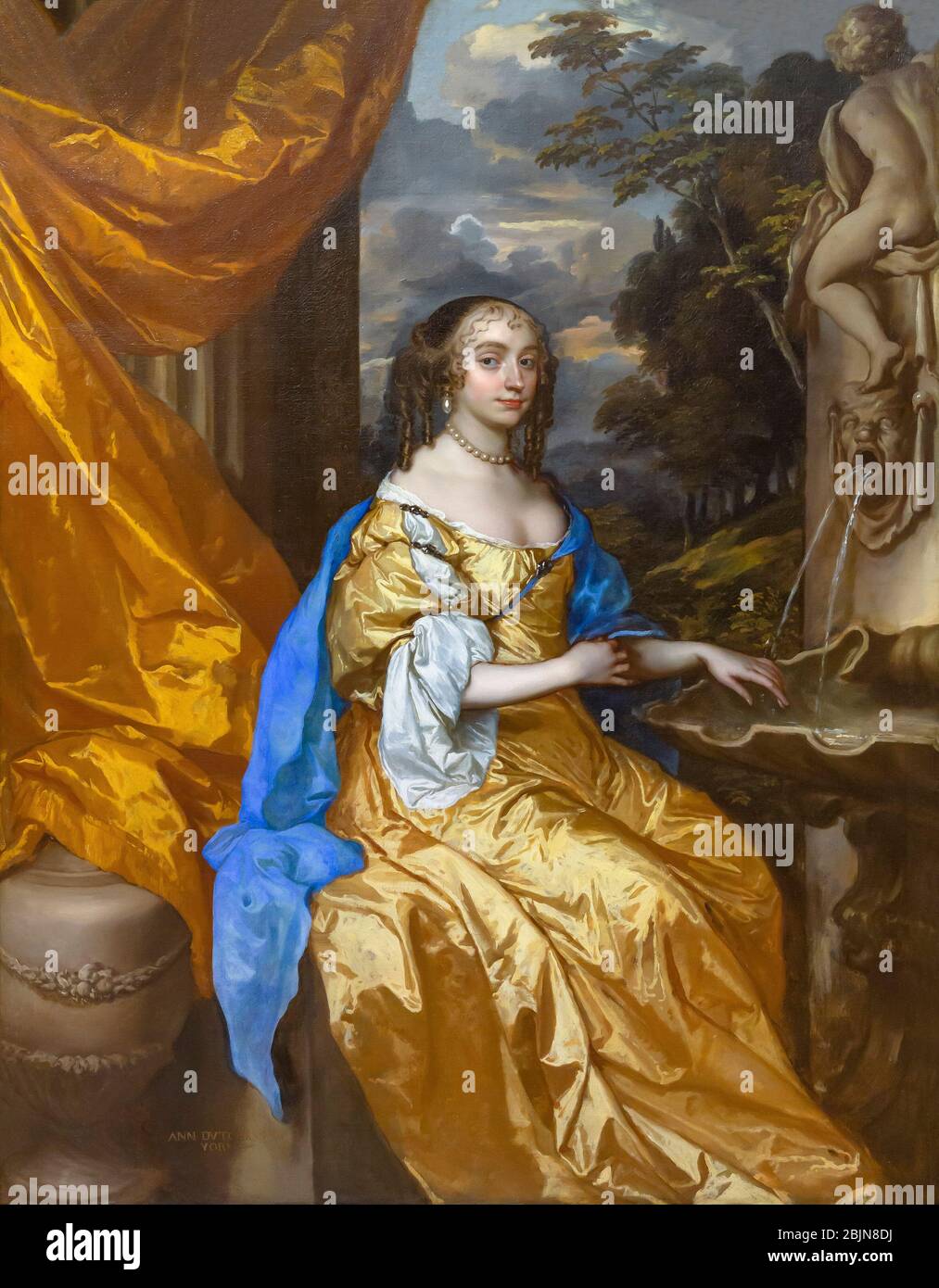 Anne Hyde, Duchesse de York, première épouse de James VII et II, Sir Peter Lely, vers 1661, Banque D'Images