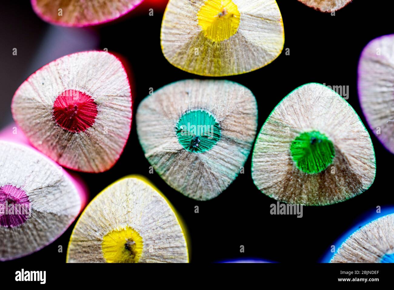 Crayons de couleur Banque D'Images