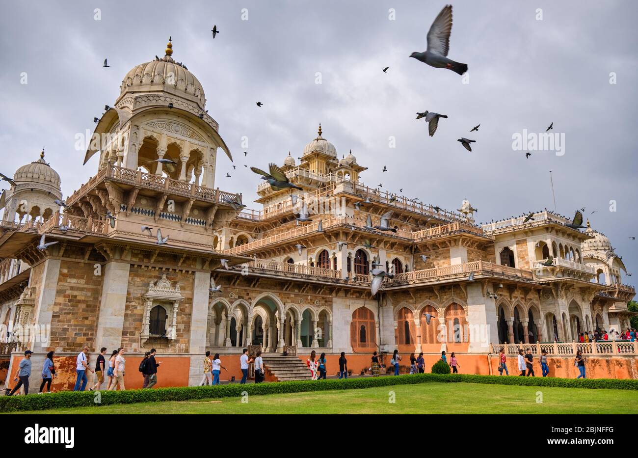 Jaipur, Rajasthan / Inde - 29 septembre 2019: Albert Hall Museum, musée d'état de Rajasthan à Jaipur, Inde Banque D'Images